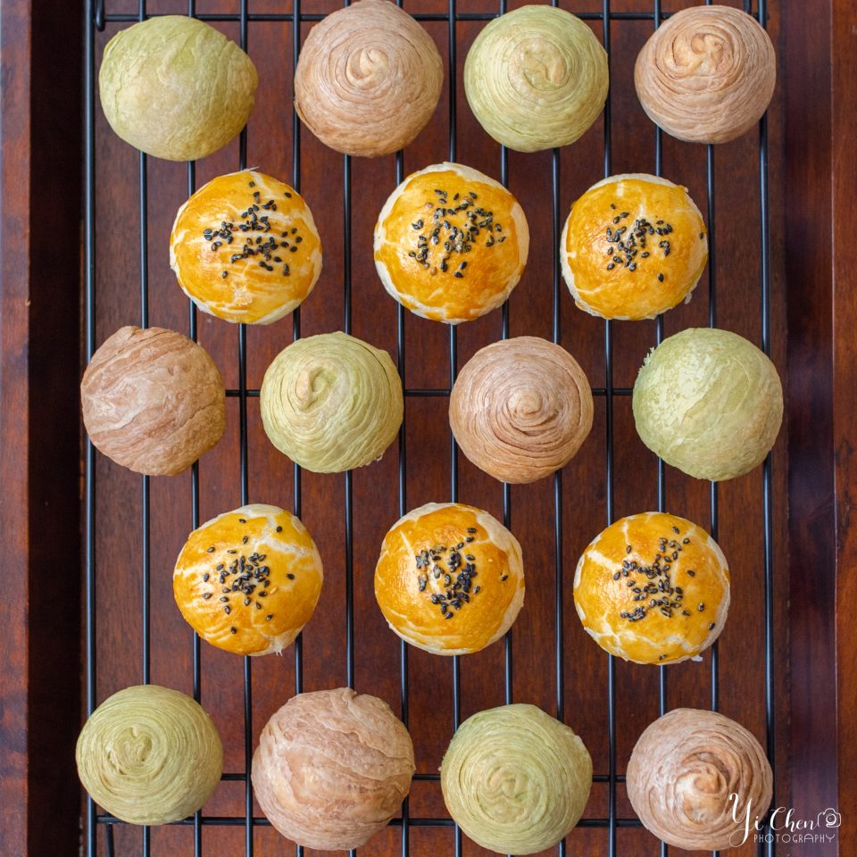 Egg Moon Cake 蛋黄酥 - The Tang Family